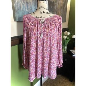 Lauren Ralph Lauren Boho Floral Top